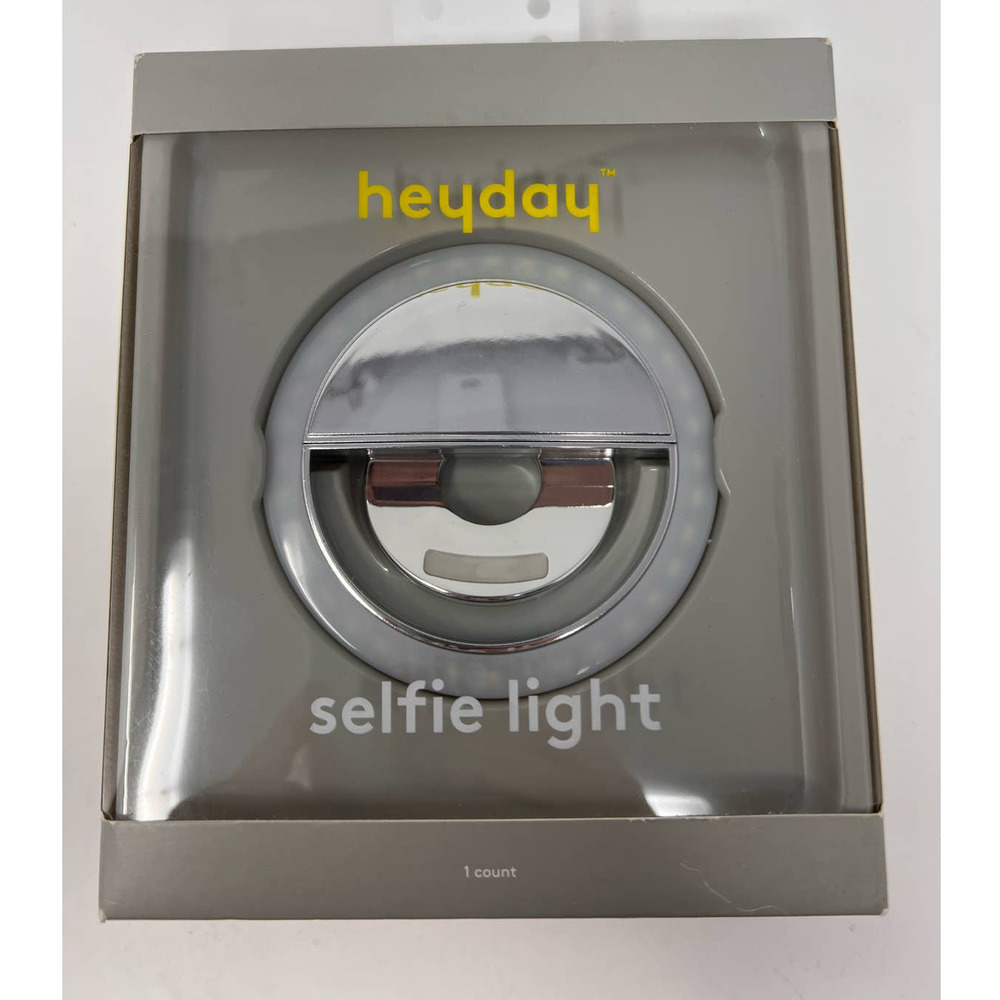 Heyday Selfie Light Three Brightness Settings Warm & Cool‎ Light Rechargeable